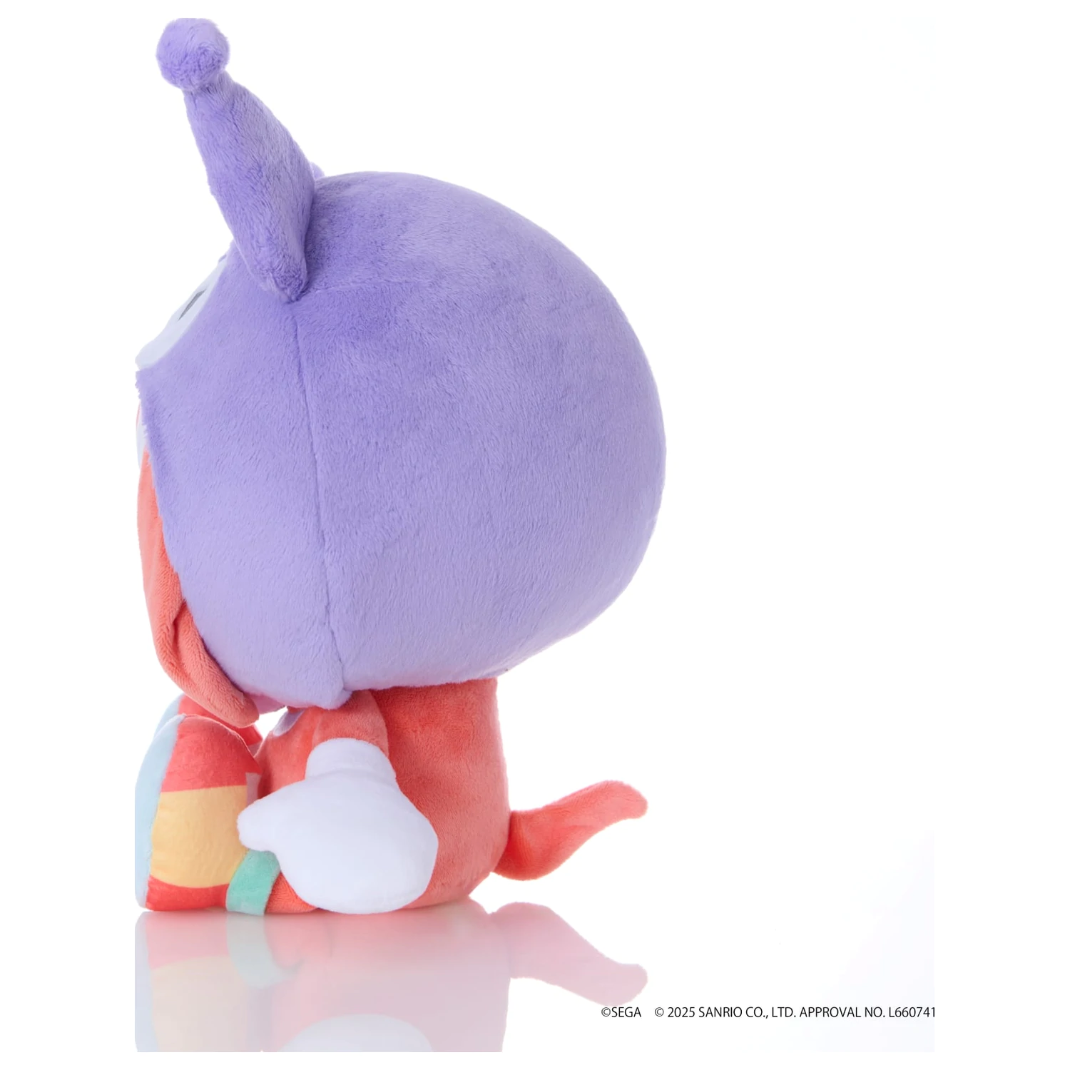 SONIC & FRIENDSX SANRIO Knuckles X Kuromi plyšová hračka 24cm produktová fotografia