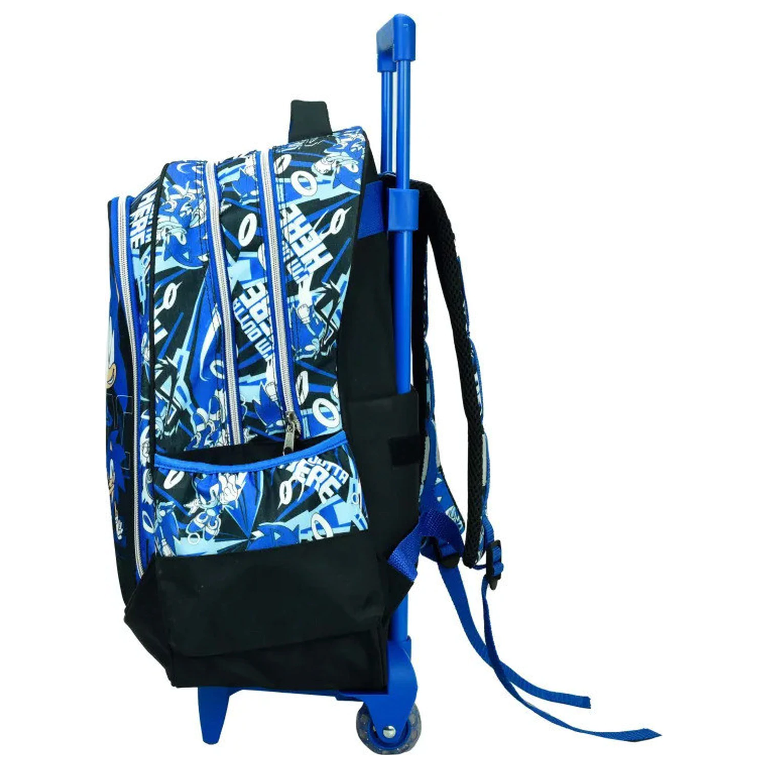 Sonic Go Fast školská taška na kolieskach, taška 46 cm produktová fotografia