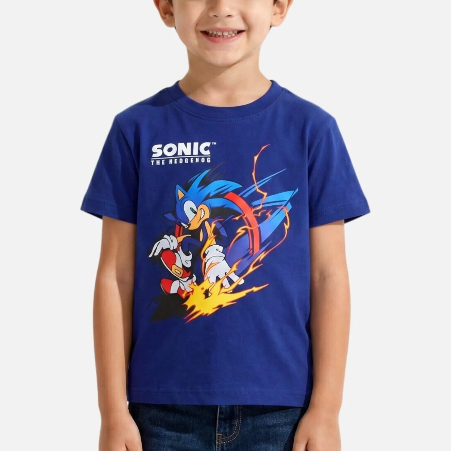 Sonic detské tričko produktová fotografia