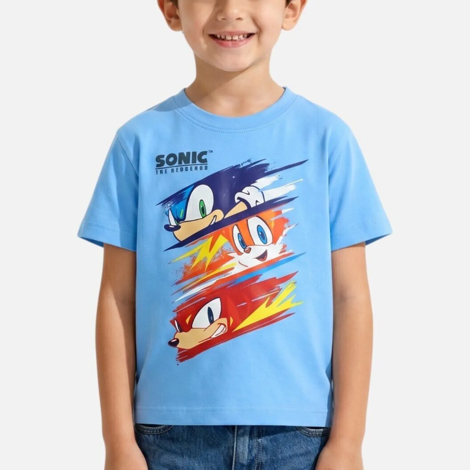 Sonic detské tričko produktová fotografia