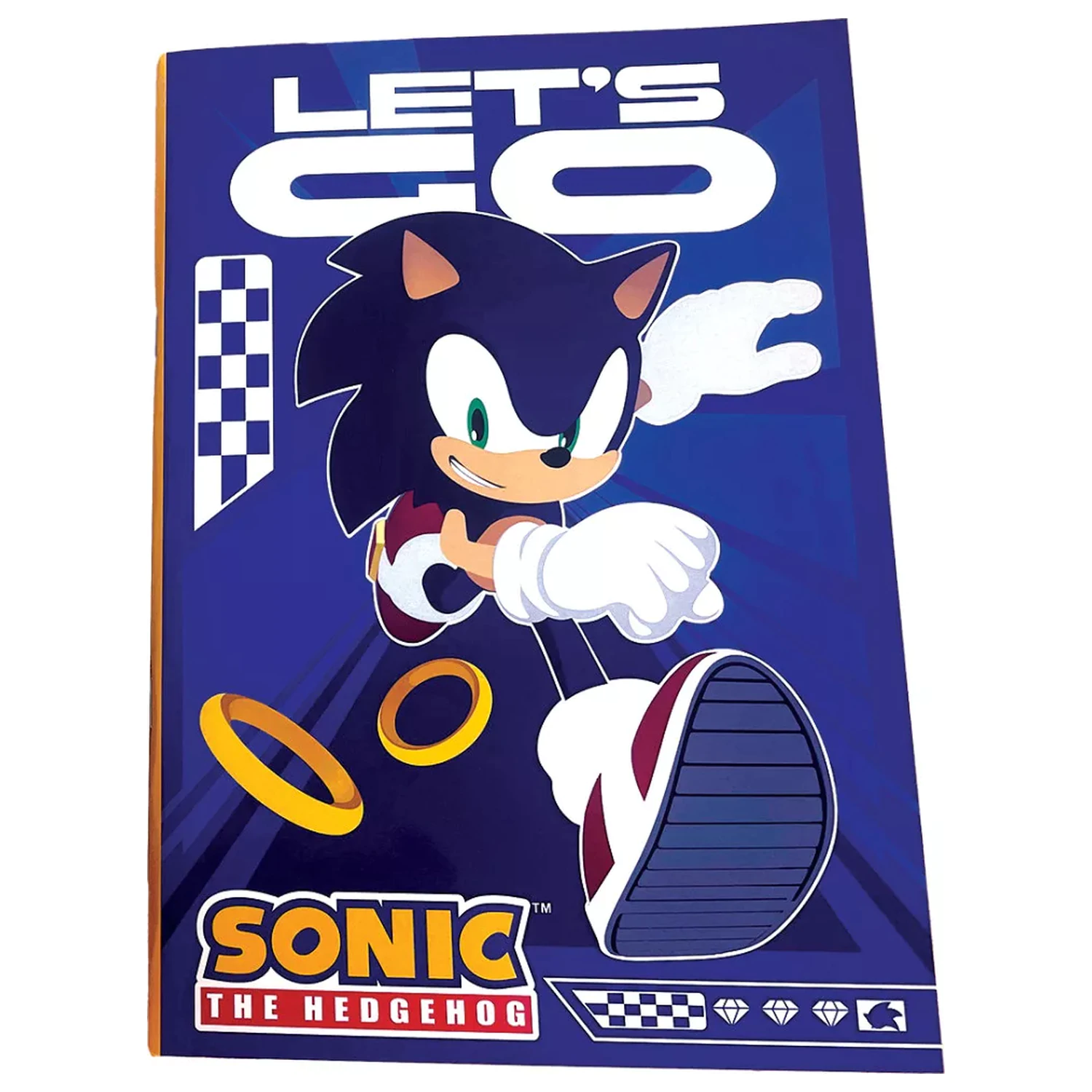 Sonic Let's Go B/5 Linkovaný zápisník, 40 strán produktová fotografia