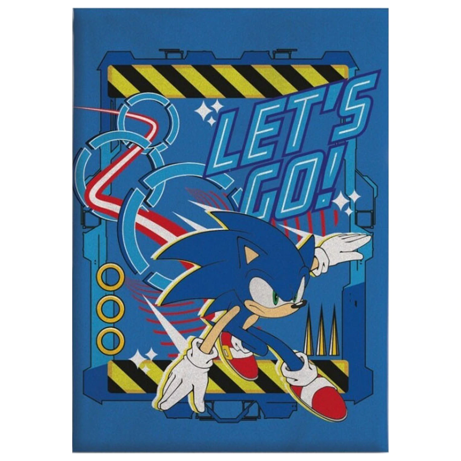 Sonic Let's Go deka 110x150cm produktová fotografia