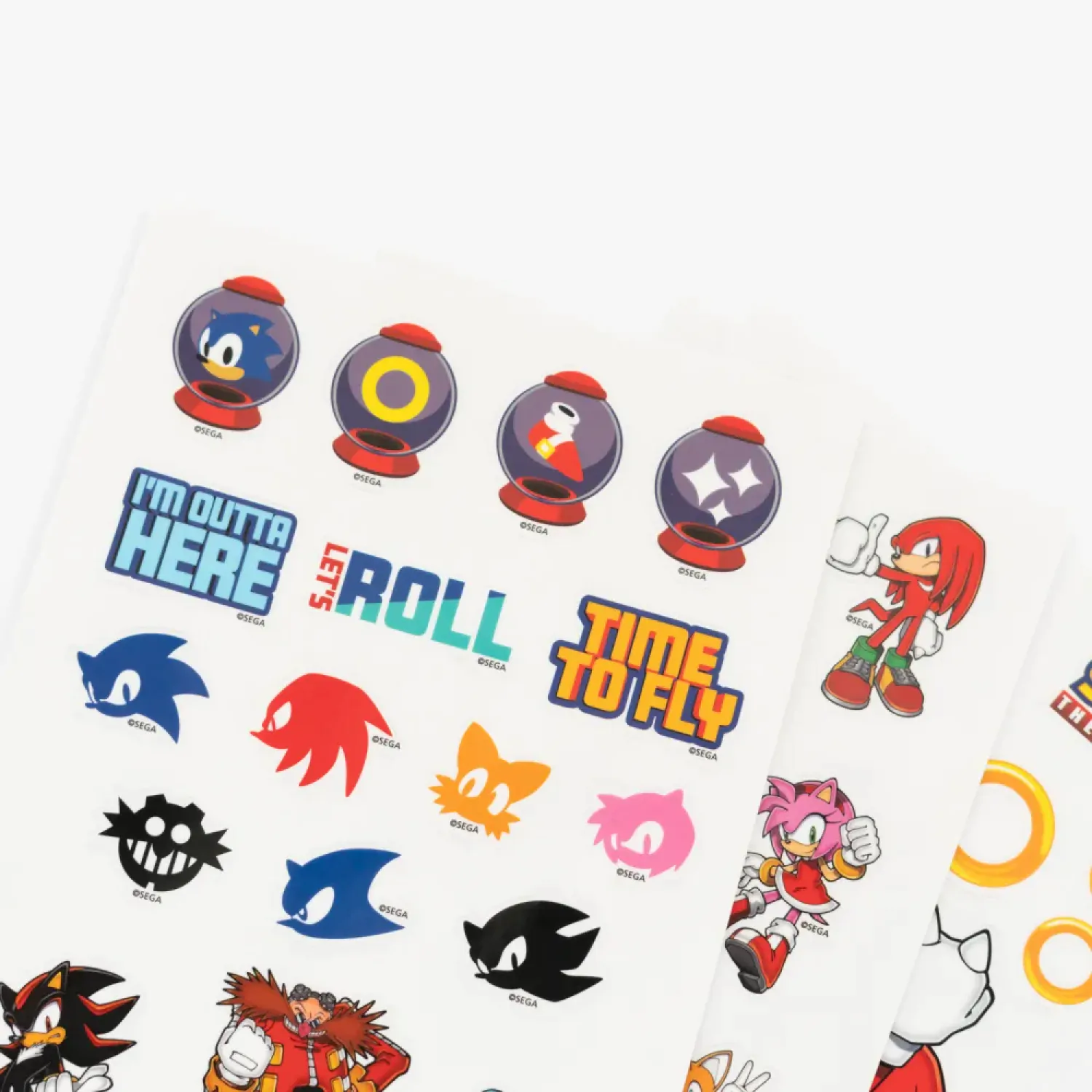 Sonic súprava nálepiek produktová fotografia