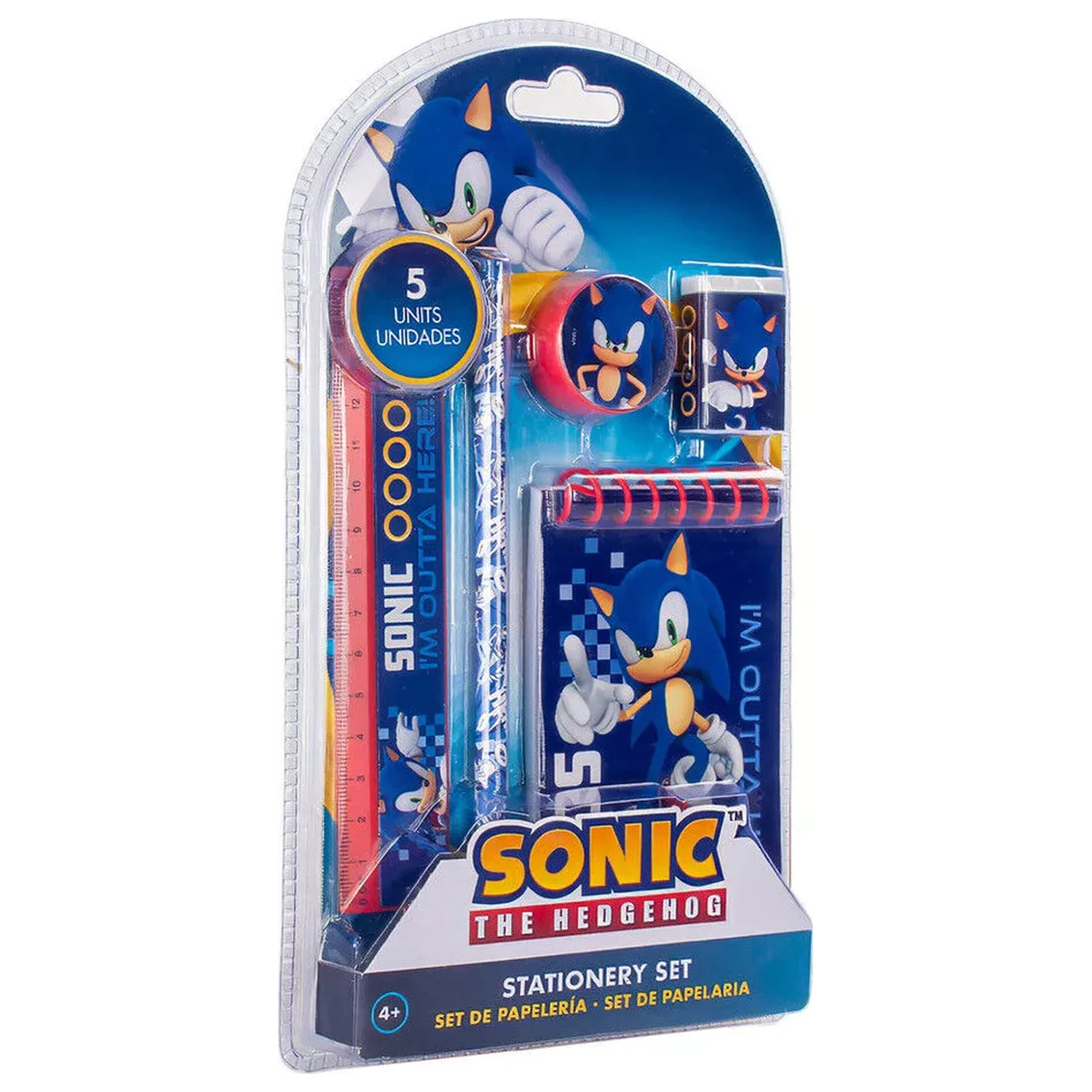 Sonic Outta Here papierenská súprava 5 kusov produktová fotografia