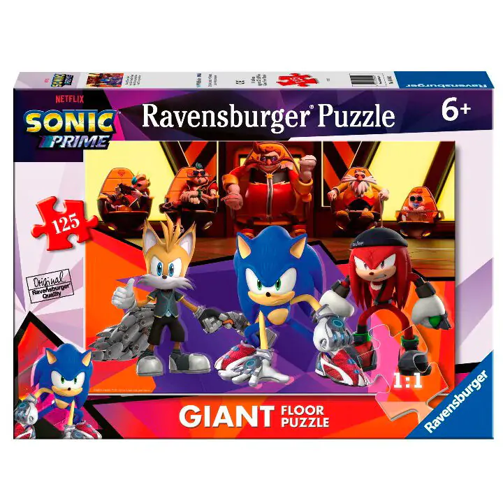 Sonic Prime obrie puzzle 125 dielikov produktová fotografia