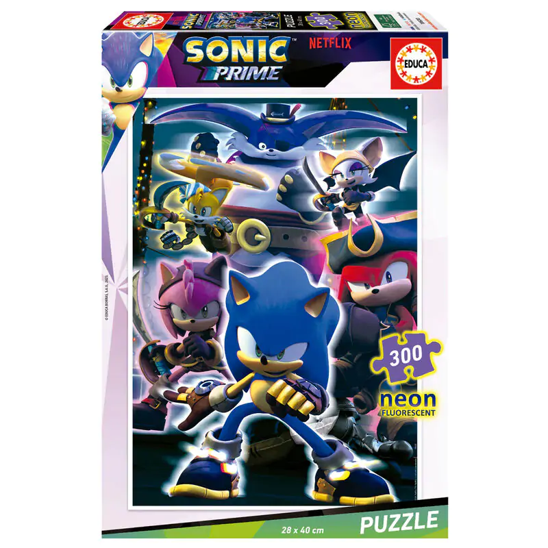 Sonic Prime Neon puzzle 300 dielikov produktová fotografia