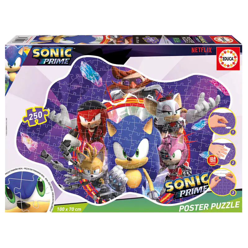 Sonic Prime Poster puzzle 250 dielikov produktová fotografia