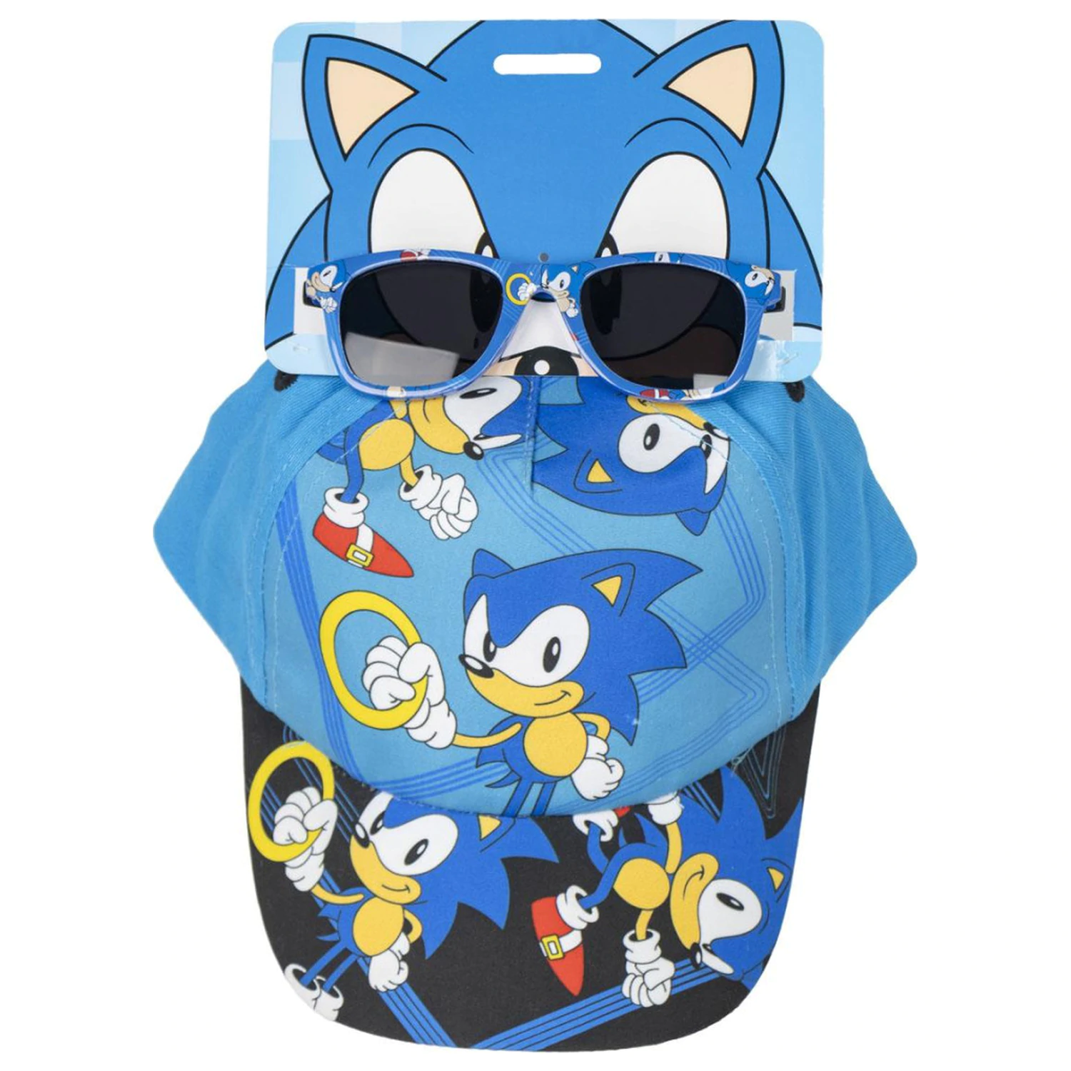 Sonic the Hedgehog súprava slnečných okuliarov Ring a bejzbalovej čiapky produktová fotografia
