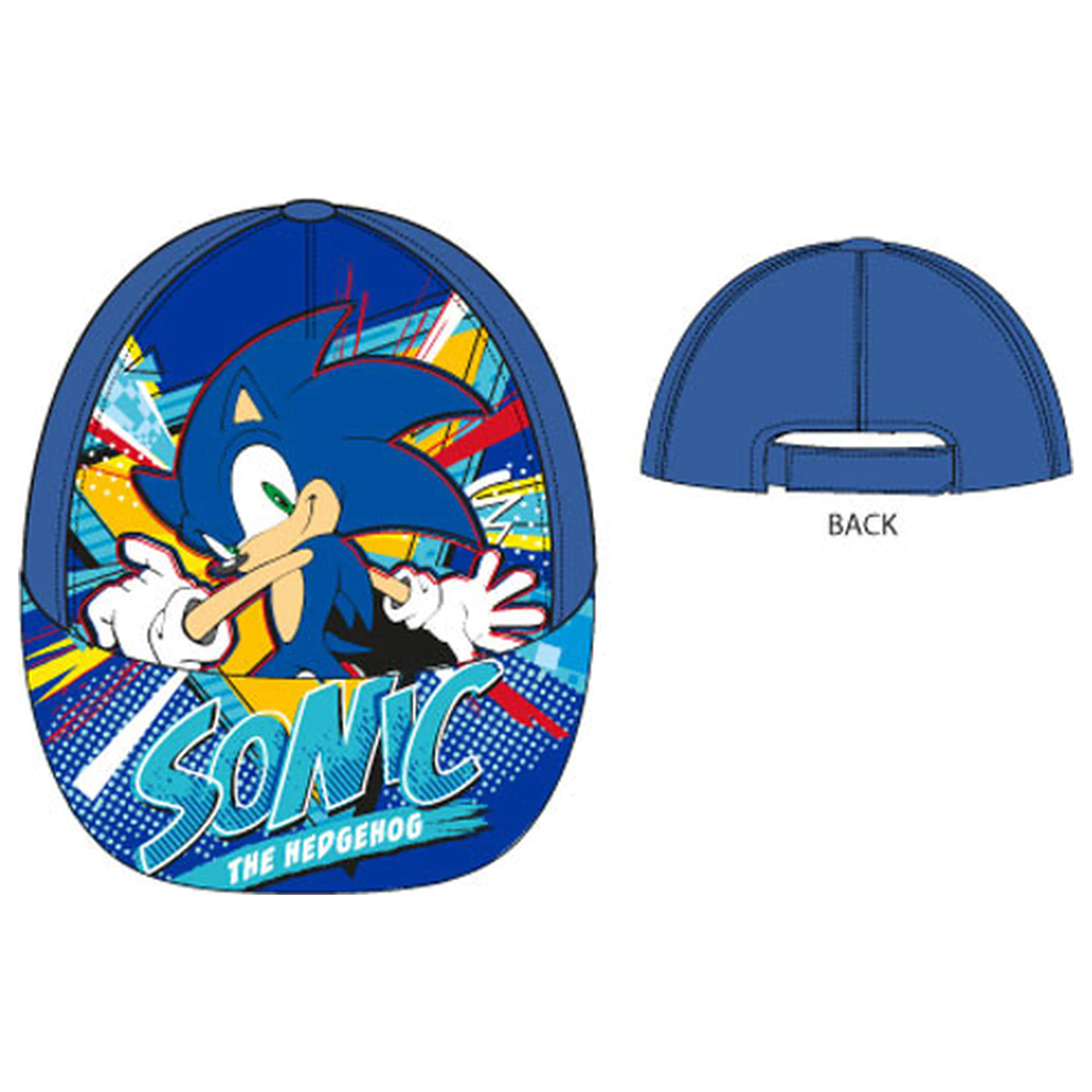Sonic Ring Runner Blue Detská Baseballová Čiapka 52 cm produktová fotografia