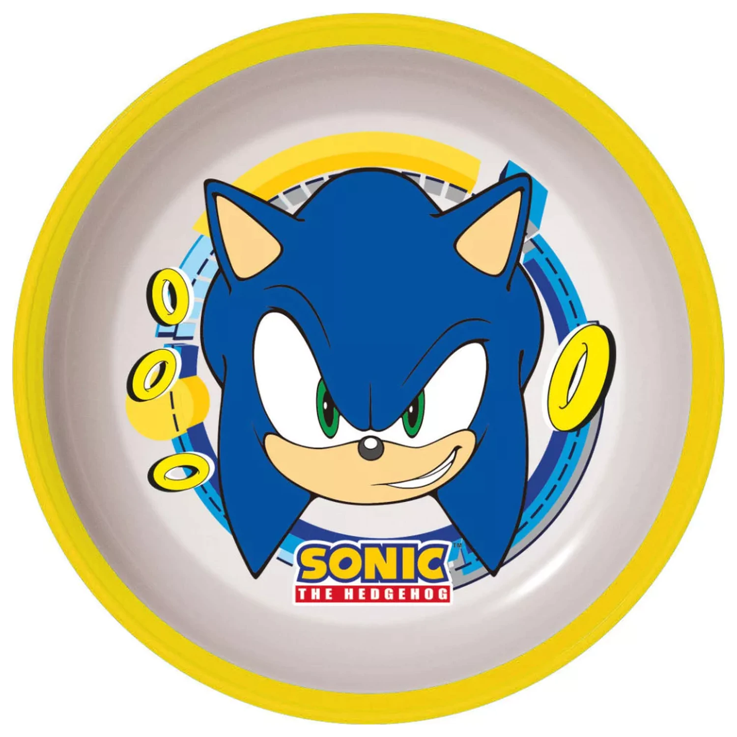 Sonic Rings protišmykový mikro hlboký tanier produktová fotografia