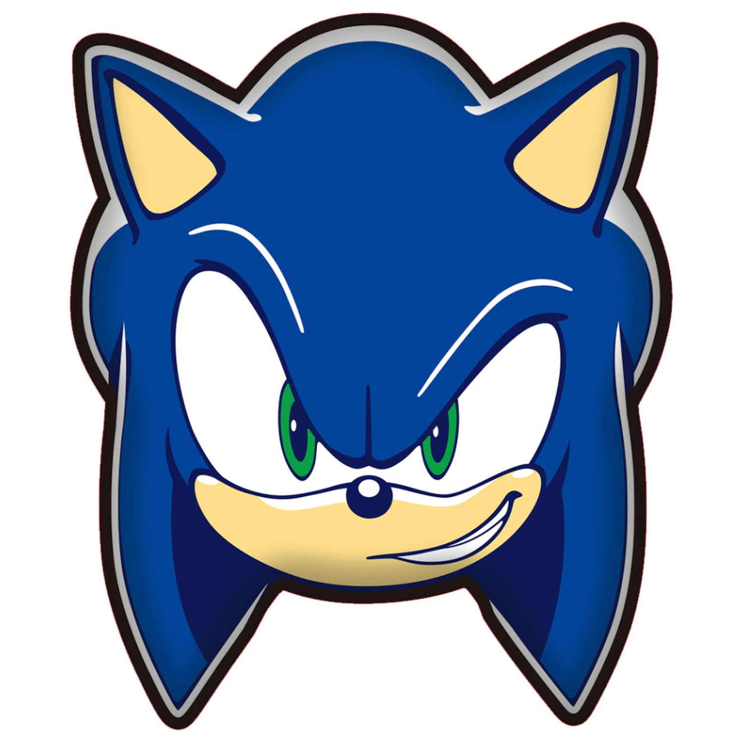 Sonic Smirk tvarovaný vankúš, dekoračný vankúš produktová fotografia