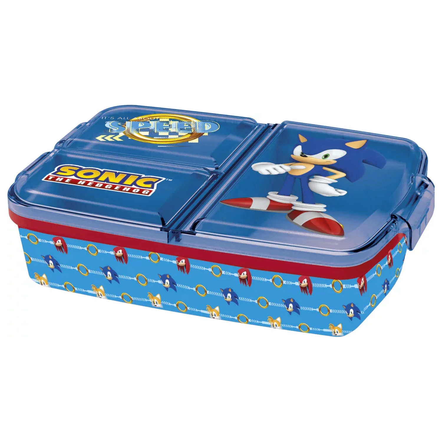 Sonic Speed viacpriehradkový box na obed, box na sendviče produktová fotografia