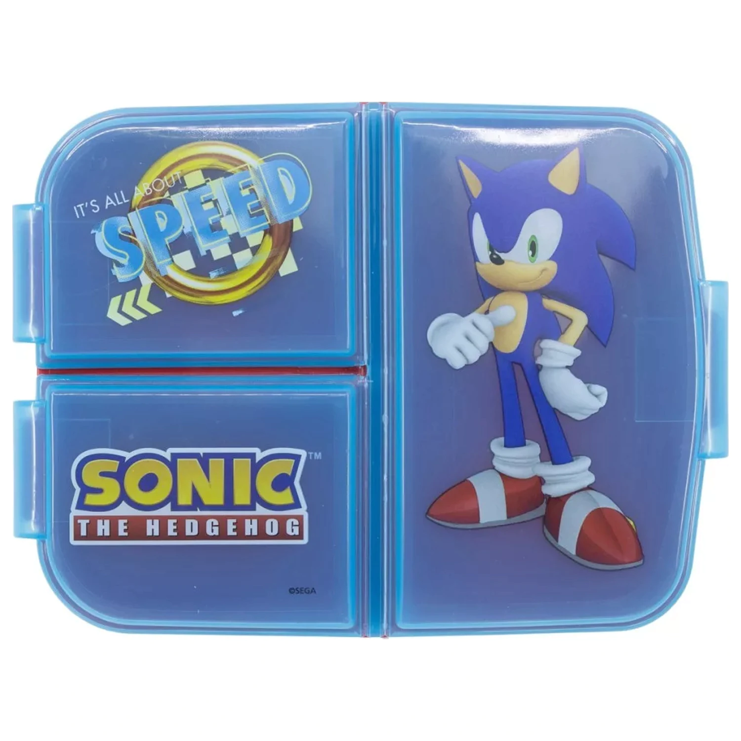 Sonic Speed viacpriehradkový box na obed, box na sendviče produktová fotografia