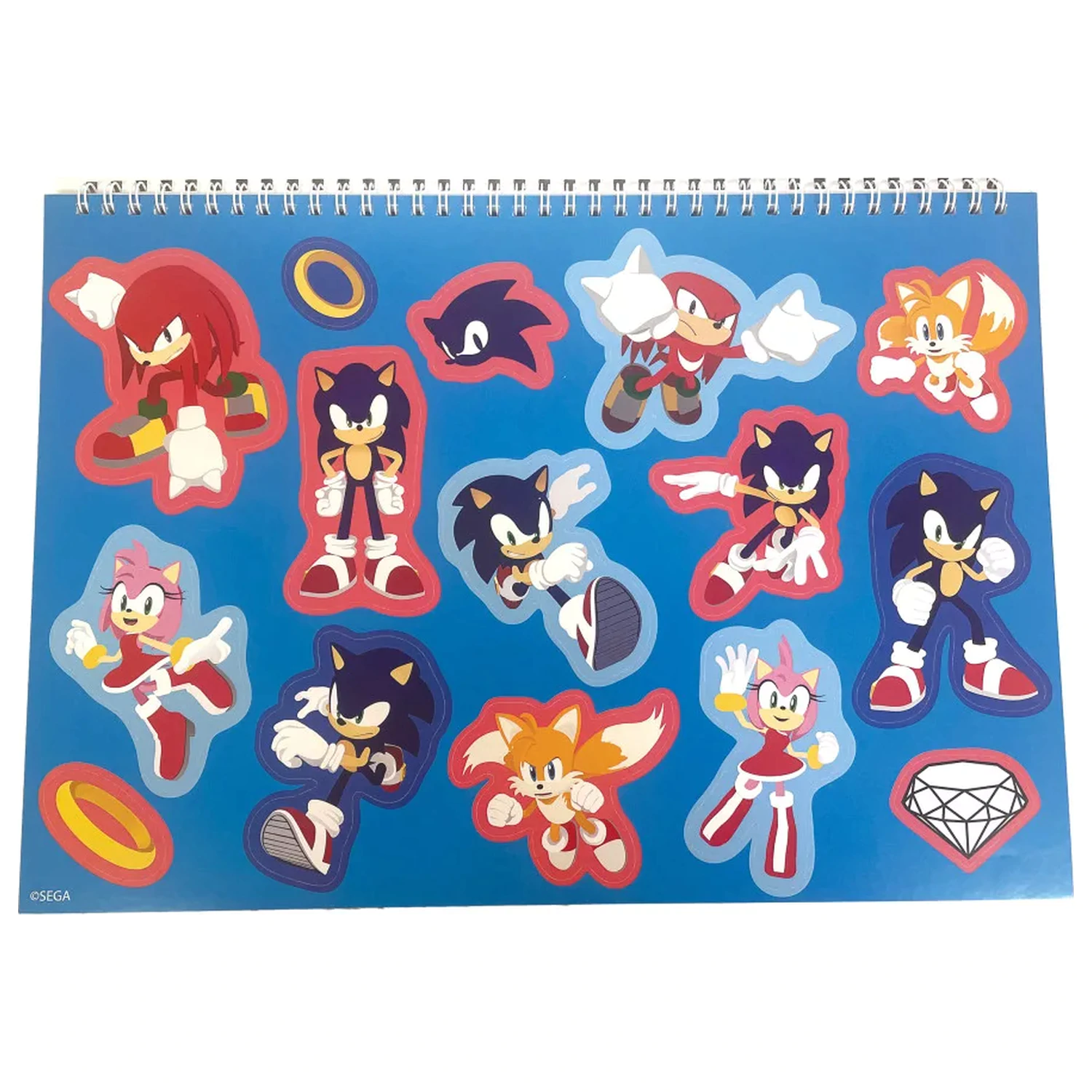 Sonic Speedy A/4 špirálový skicár so 40 nálepkami produktová fotografia