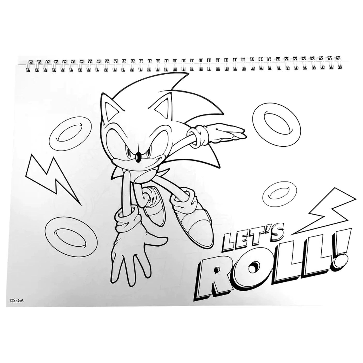 Sonic Speedy A/4 špirálový skicár so 40 nálepkami produktová fotografia