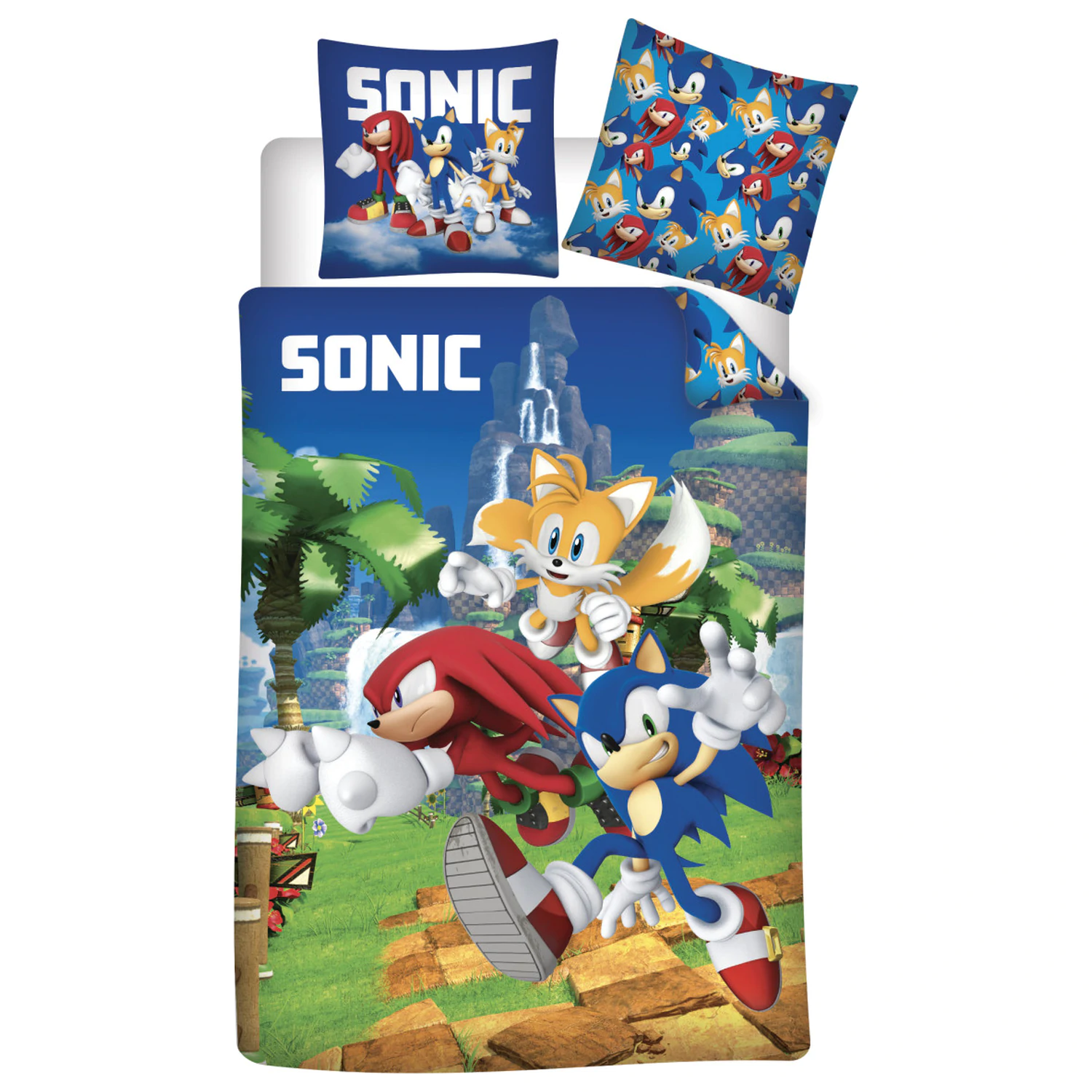 Sonic Speedy Dreams detská súprava obliečok na paplón pre predškolákov produktová fotografia