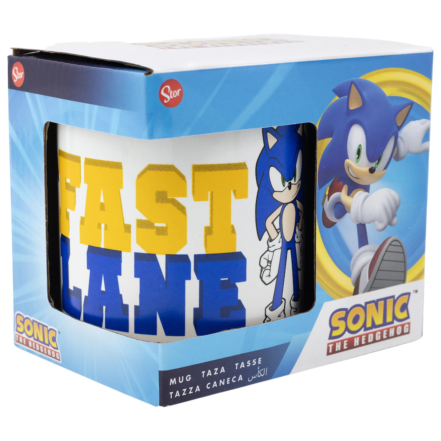Sonic The Fat Lane keramický hrnček 325 ml produktová fotografia