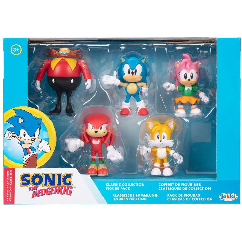 Sonic The Hedgehog pack 5 figúrok 6cm termékfotó