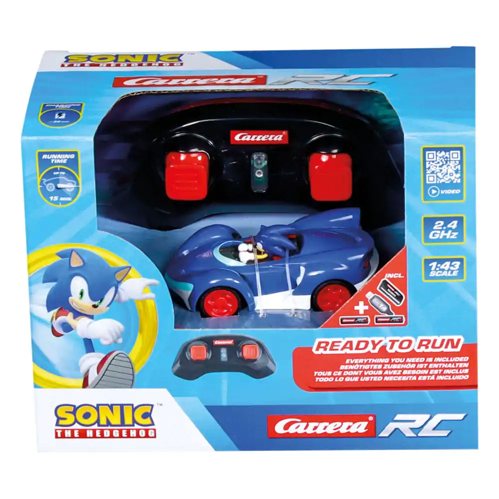 Sonic the Hedgehog RC diaľkovo ovládané auto 1/43 2.4GHz Mini Sonic produktová fotografia