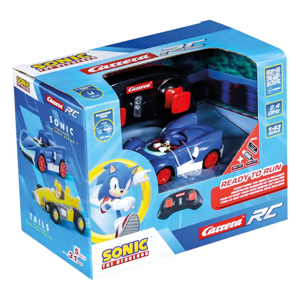 Sonic the Hedgehog RC diaľkovo ovládané auto 1/43 2.4GHz Mini Sonic produktová fotografia