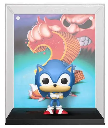 Sonic the Hedgehog 2 POP! Game Cover Vinylová figúrka Sonic heo Exclusive 9 cm produktová fotografia