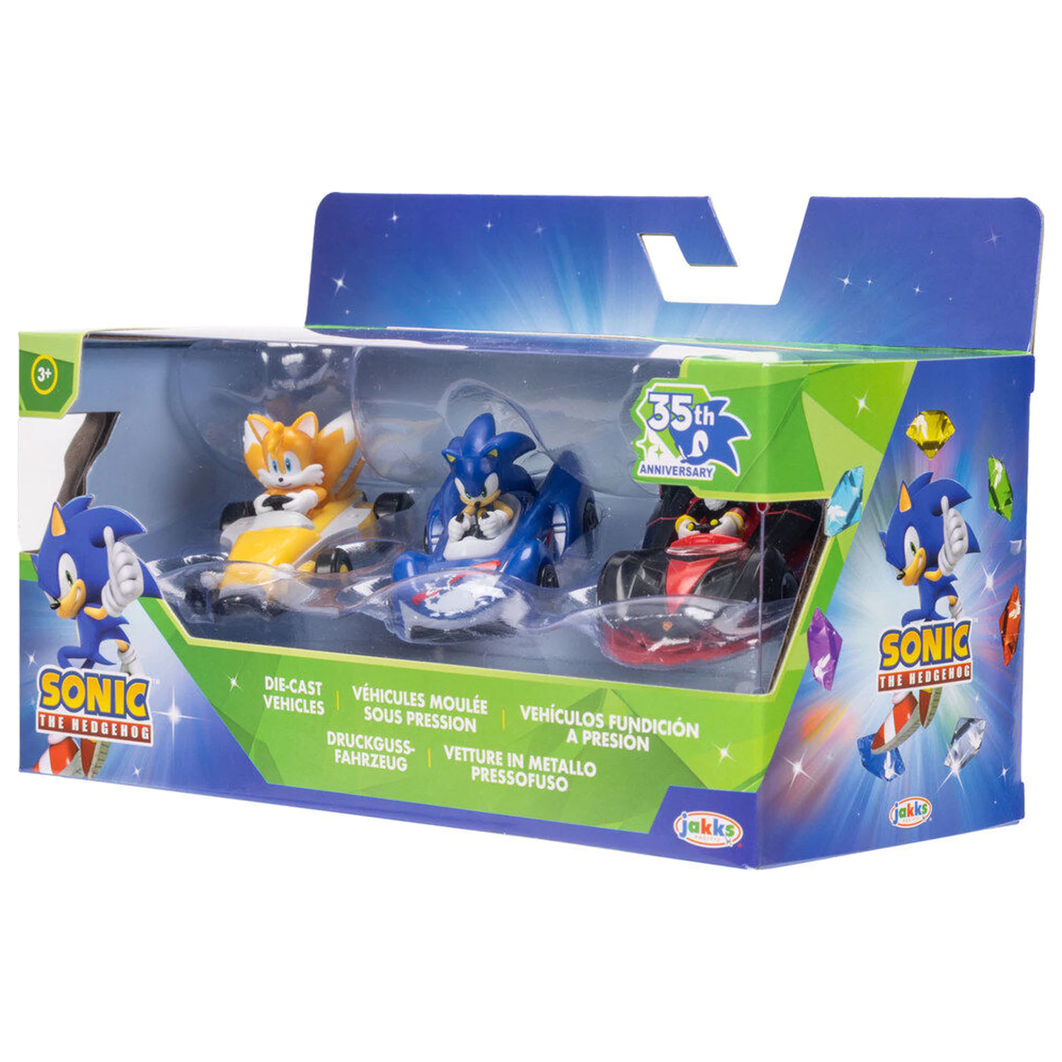 Sonic The Hedgehog balenie 3 vozidiel produktová fotografia
