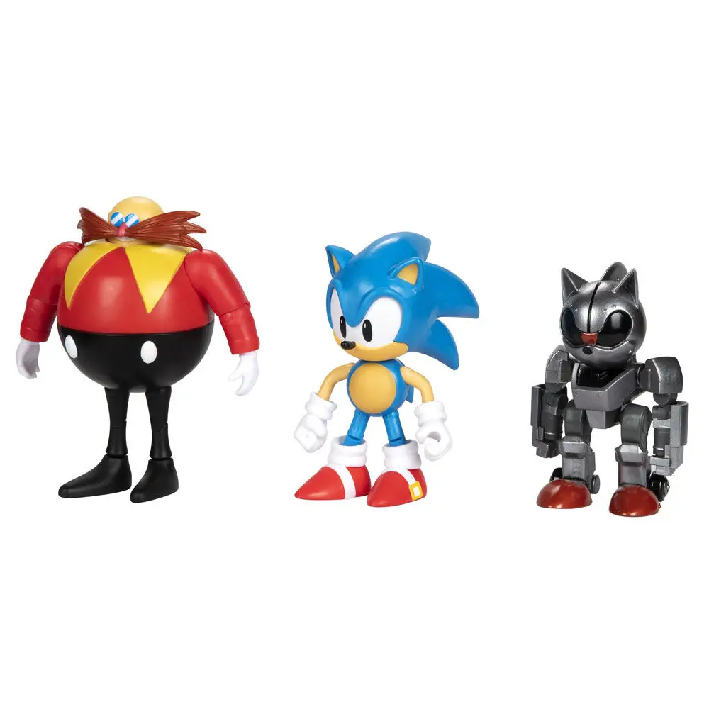 Sonic The Hedgehog 30Th Anniversary pack 3 figúrky 10 cm termékfotó