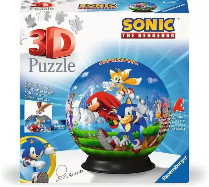 Sonic - The Hedgehog 3D Puzzle Characters Puzzle Ball (72 ks) termékfotó