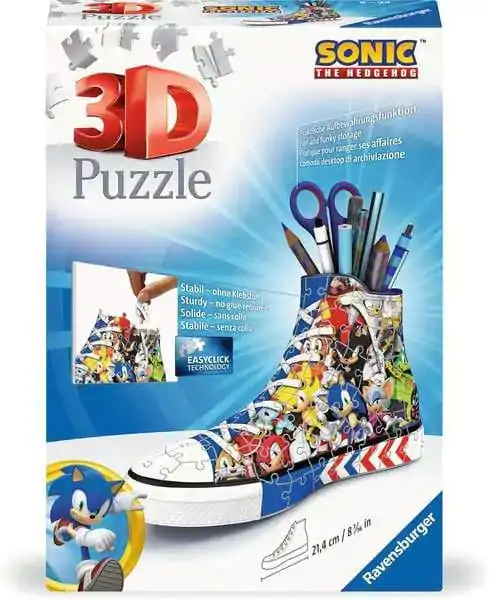 Sonic - The Hedgehog 3D puzzleová botaska (108 kusov) termékfotó