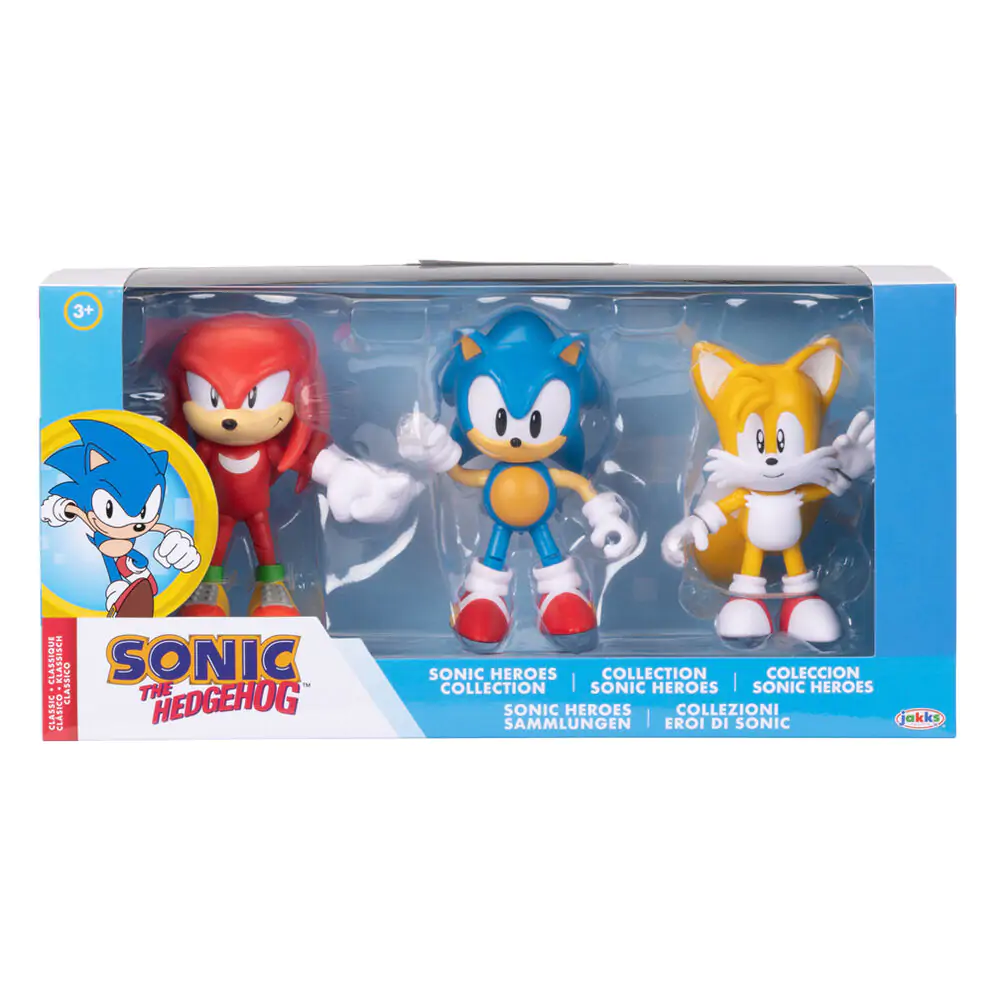 Sonic the Hedgehog Classic pack 3 figúrky 10cm termékfotó