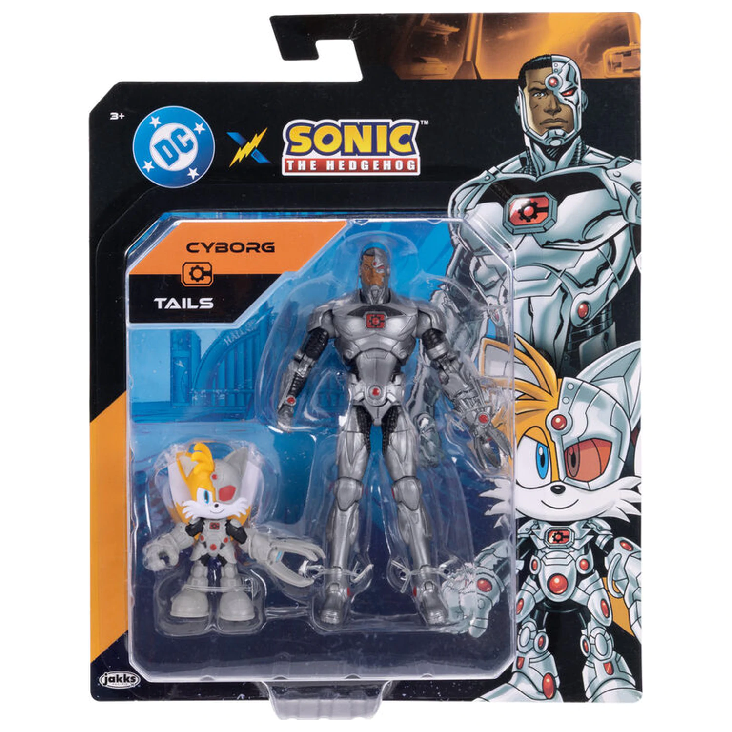 Sonic The Hedgehog Cyborg & Tails balenie 2 figúrok produktová fotografia