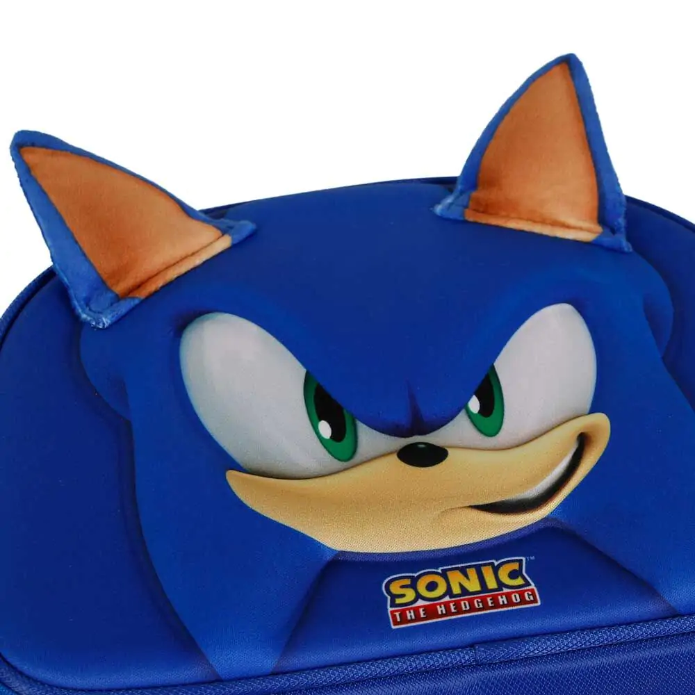 Sonic the Hedgehog Face 3D obedová taška produktová fotografia