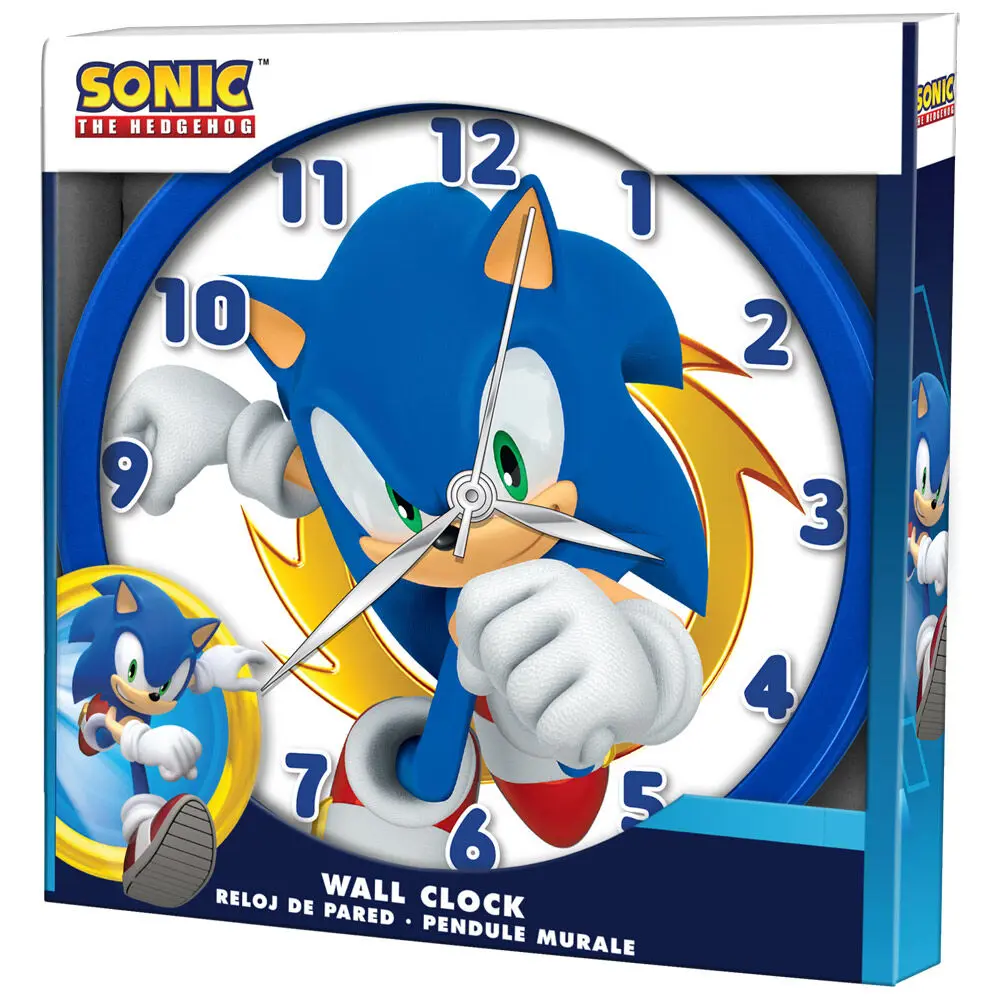 Sonic The Hedgehog stěnové hodiny (20 cm) termékfotó