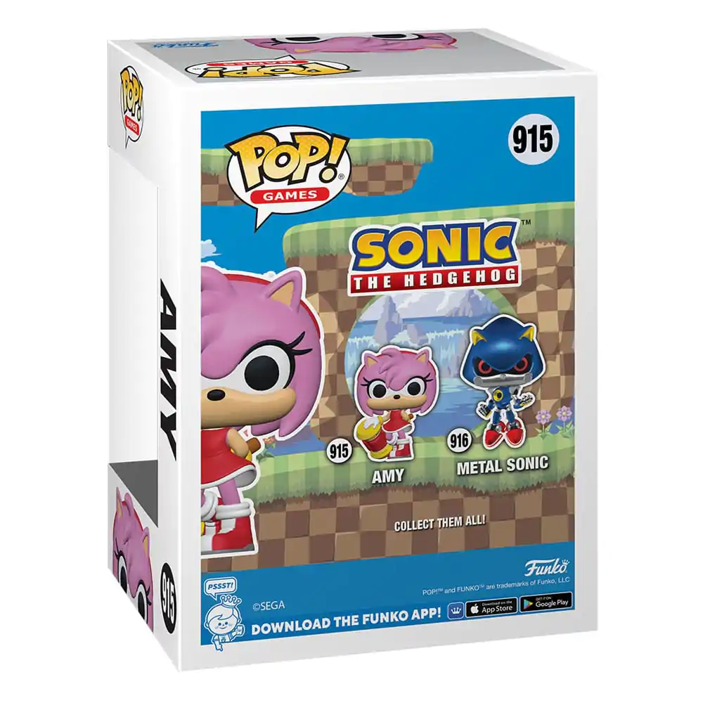 Sonic the Hedgehog POP! Hra Vinilová figúrka Amy Rose 9 cm termékfotó