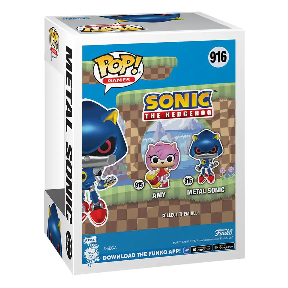 Sonic the Hedgehog POP! Games Vinyl Figúrka Metal Sonic 9 cm termékfotó