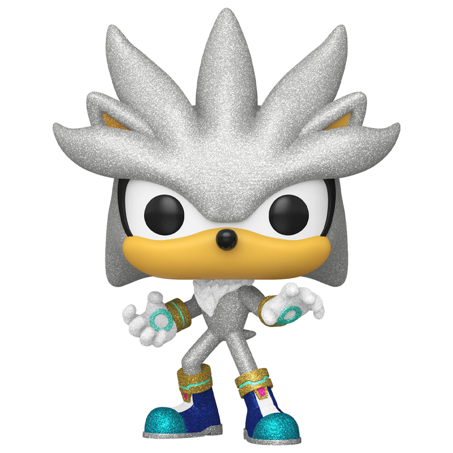 Sonic The Hedgehog Funko POP! Games Vinylová figúrka Silver The Hedgehog (FL) 9 cm produktová fotografia
