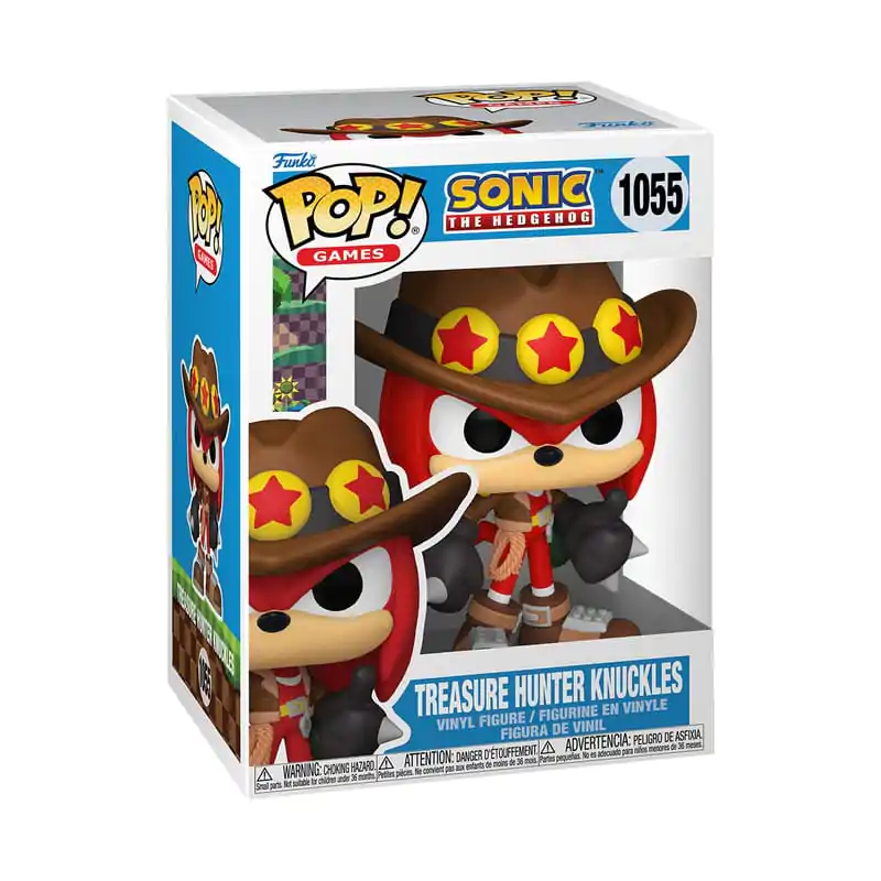 Sonic the Hedgehog Funko POP! Games Vinylová figúrka Treasure Hunter Knuckles 9 cm produktová fotografia