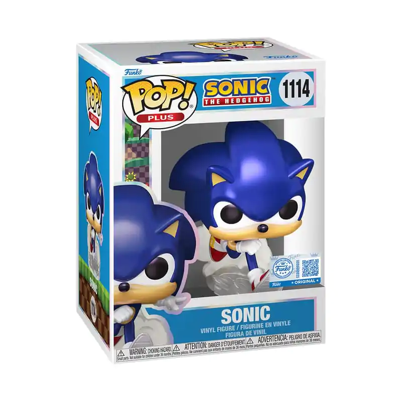 Sonic - The Hedgehog Funko POP! Plus Movies Vinylové figúrky Sonic(PRL) 9 cm produktová fotografia