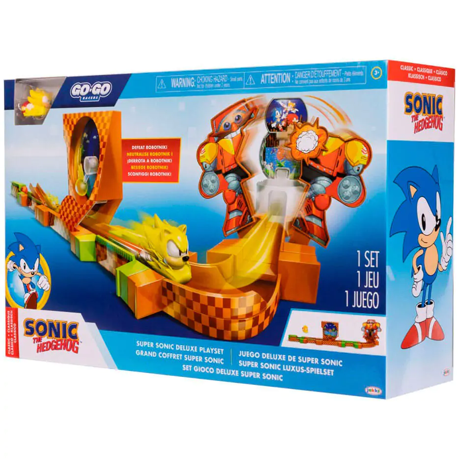 Sonic - figúrka Go Go Racers Mini súprava figúrka indító ramps Deluxe termékfotó