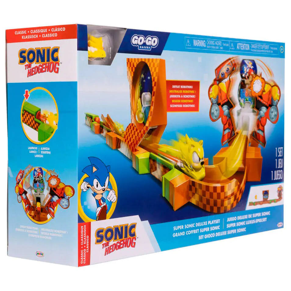 Sonic - figúrka Go Go Racers Mini súprava figúrka indító ramps Deluxe termékfotó