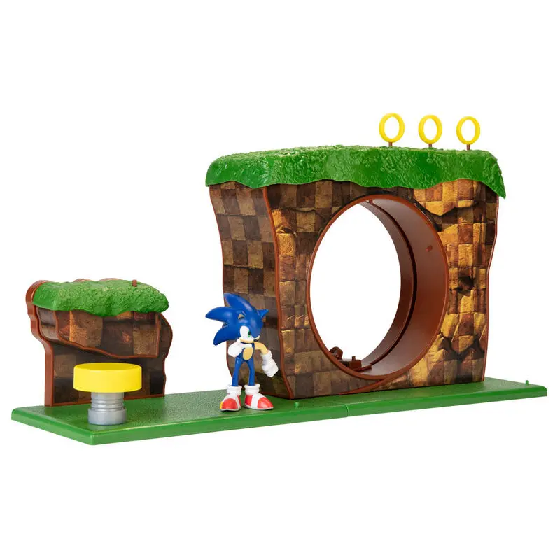 Sonic The Hedgehog Green Hill Zone Playset 2,5 inch termékfotó