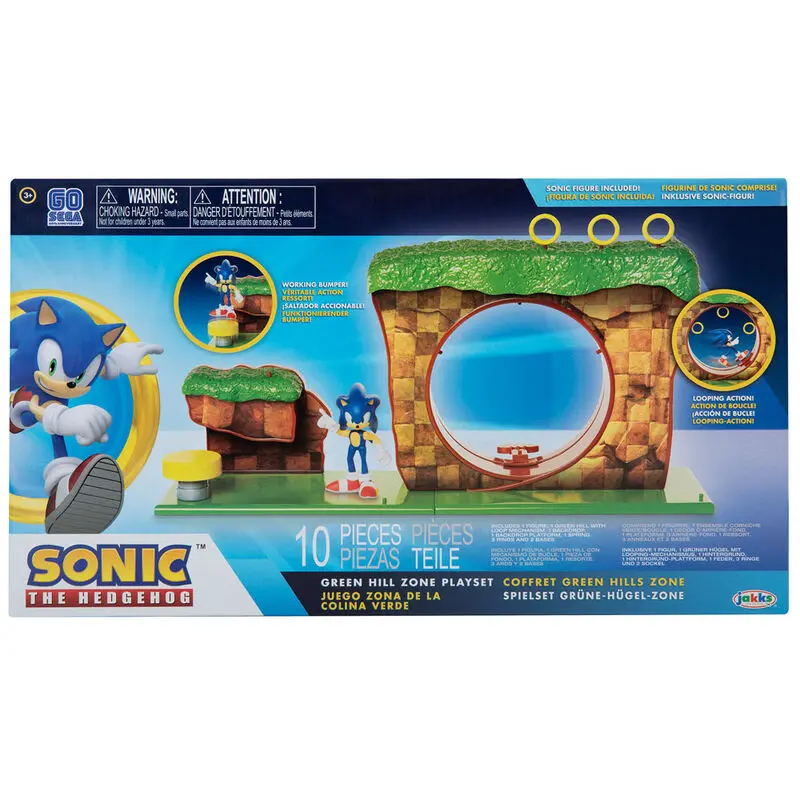 Sonic The Hedgehog Green Hill Zone Playset 2,5 inch termékfotó