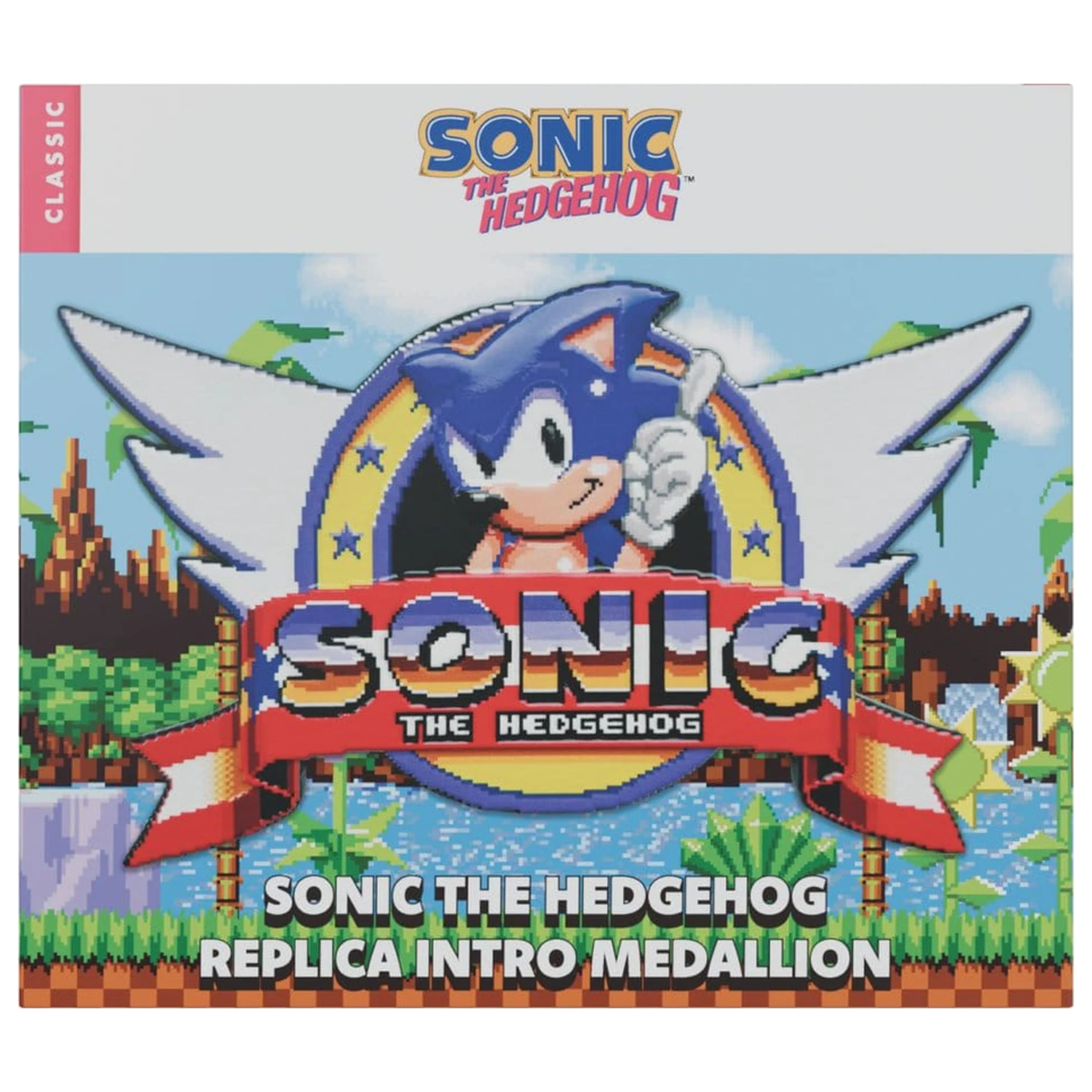 Sonic The Hedgehog zberateľská minca s originálnym logom produktová fotografia