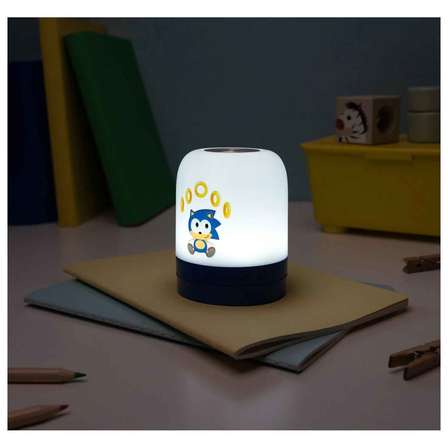 Sonic the Hedgehog ambientná lampa produktová fotografia