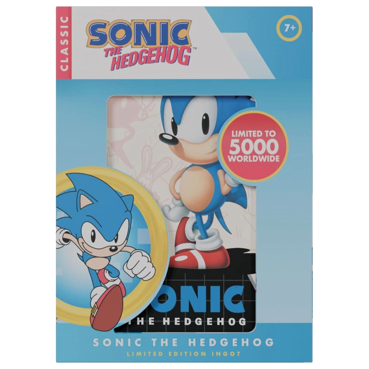 Sonic - The Hedgehog limitovaná edícia ingot produktová fotografia