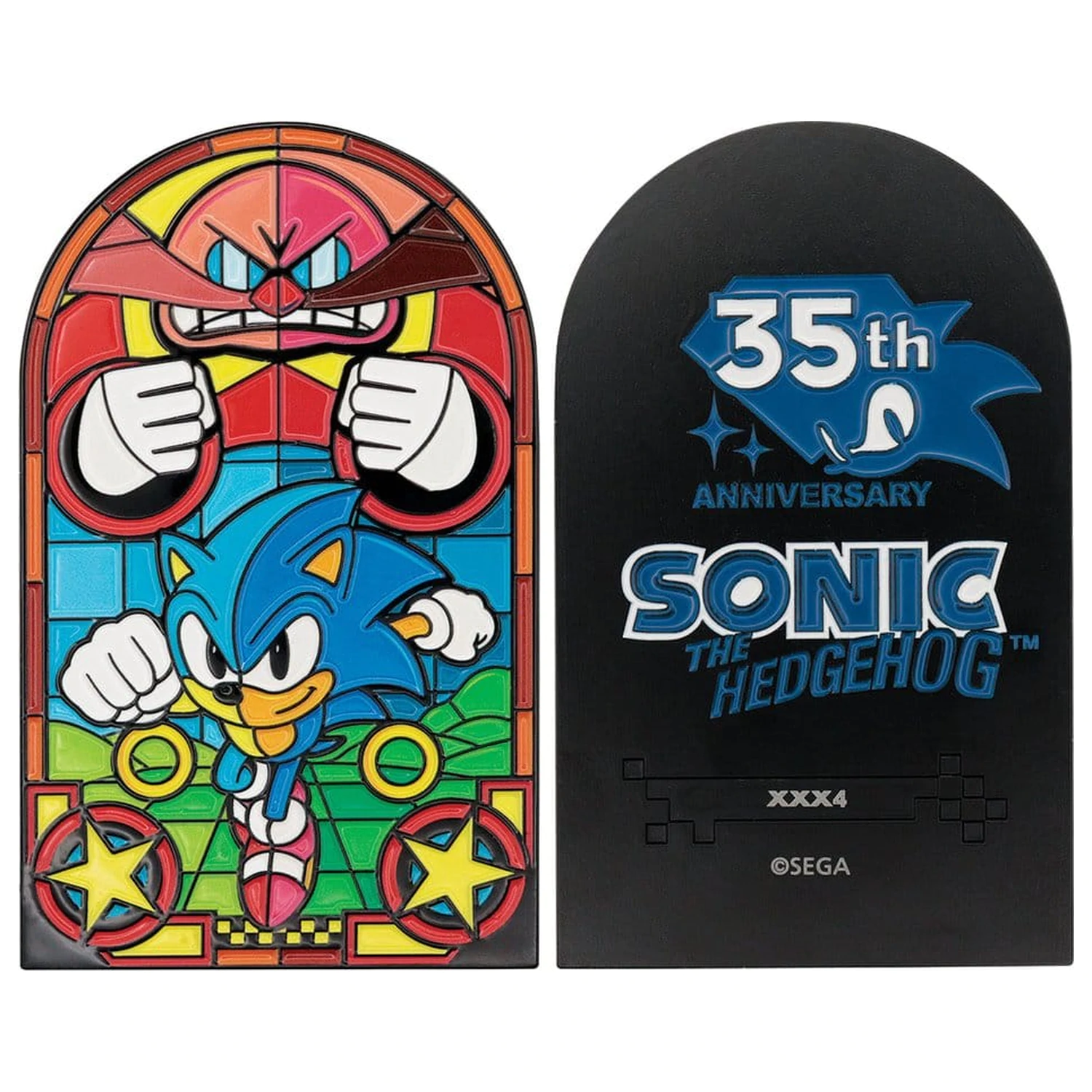 Sonic The Hedgehog Stained Glass Window Style Ingot, 60 cm produktová fotografia