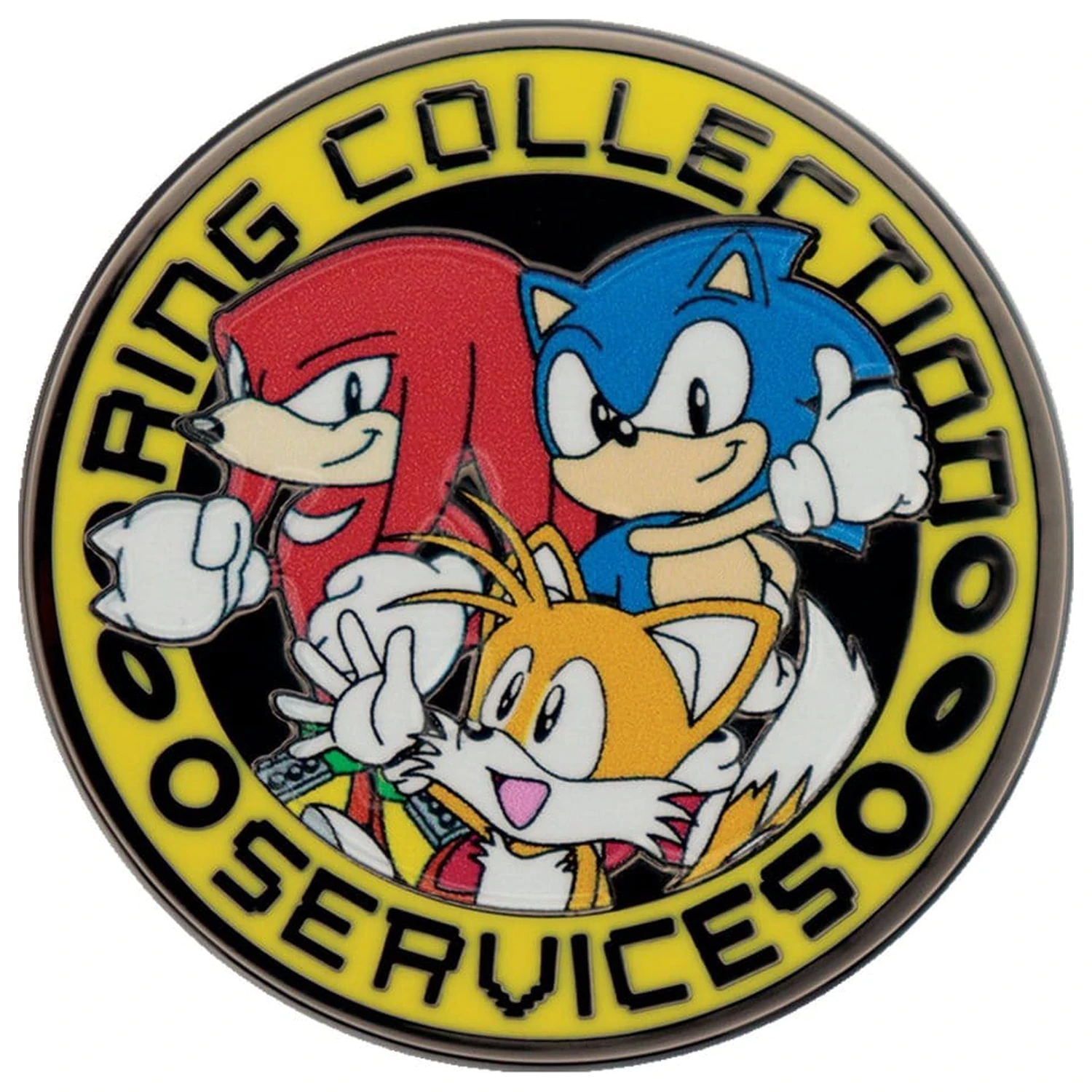 Sonic - The Hedgehog Odznak s pripínaním Sonic, Tails, Knuckles Limitovaná edícia produktová fotografia
