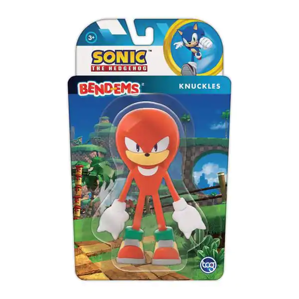 Sonic the Hedgehog Knuckles ohybná figúrka produktová fotografia
