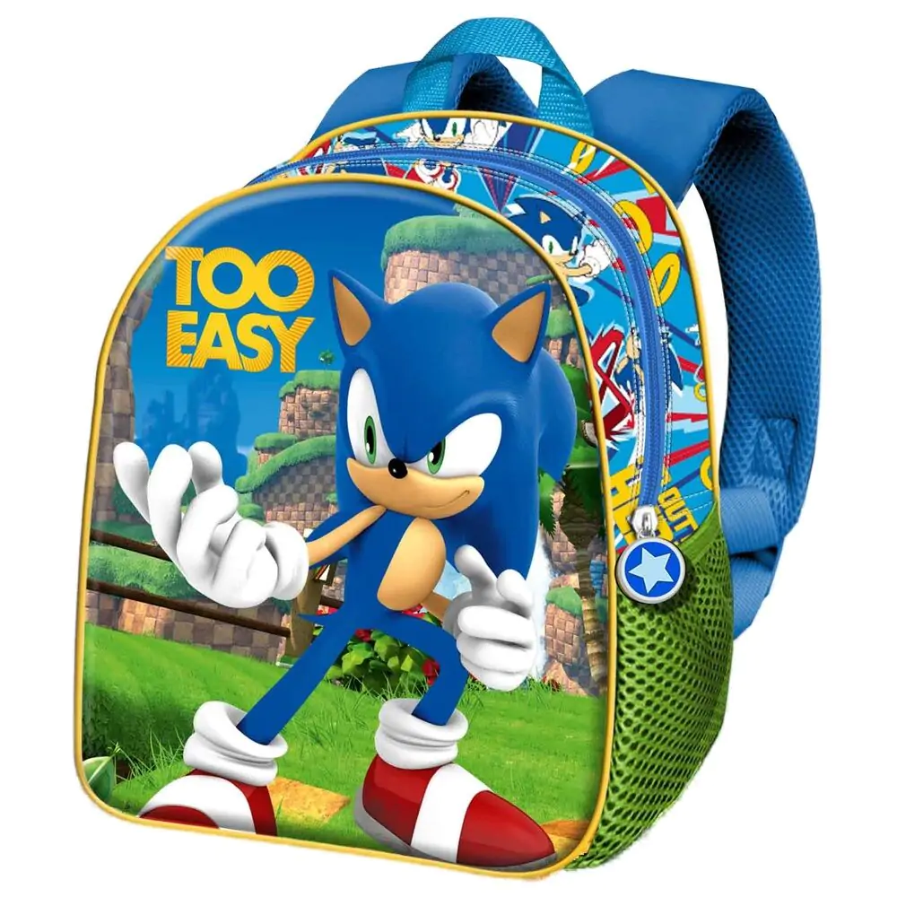 Sonic the Hedgehog Jednoduchý 3D ruksak 30 cm produktová fotografia