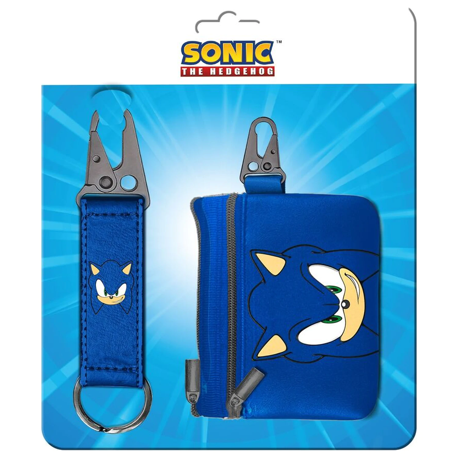 Sonic the Hedgehog kľúčenka + súprava peňaženky produktová fotografia